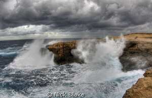 Storm over Gozo.
We lost 2 out of 4 days for diving on a... by Nick Blake 